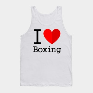 I Love Boxing Tank Top